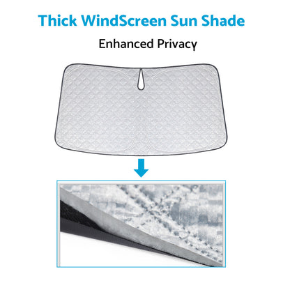 6 Layer WindScreen Sun Shade Suitable For Toyota RAV4 2019-2024 Thick UV Protection.