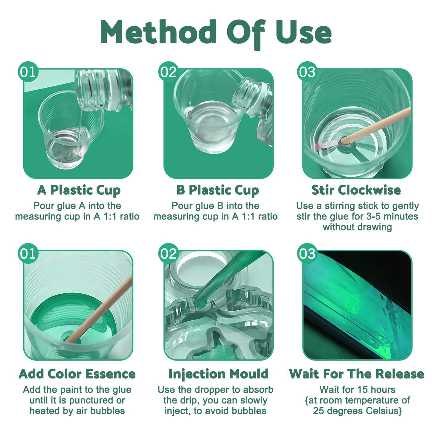 8L Epoxy Resin 1:1 AB Kit Suitable For Art DIY UV Crafts Glass & Water Clear Coating