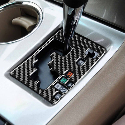 2pcs Carbon Fiber Gear Shift Console Trim Suitable For Toyota Kluger 08-13.