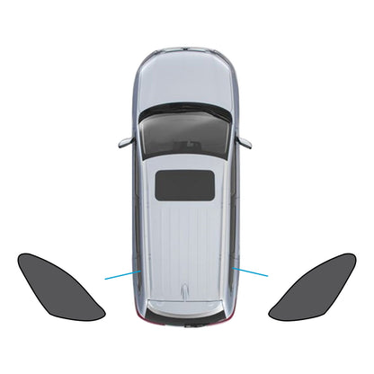2x Triangular Car Window Sun Shades Suitable For Mazda CX-30 2019-2025 UV Protection.