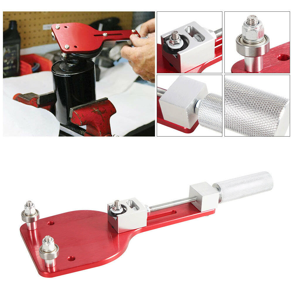 Car Oil Filter Cutter Tool Filter Cutting Range 2-3/8" - 5" Aluminum Alloy Red.