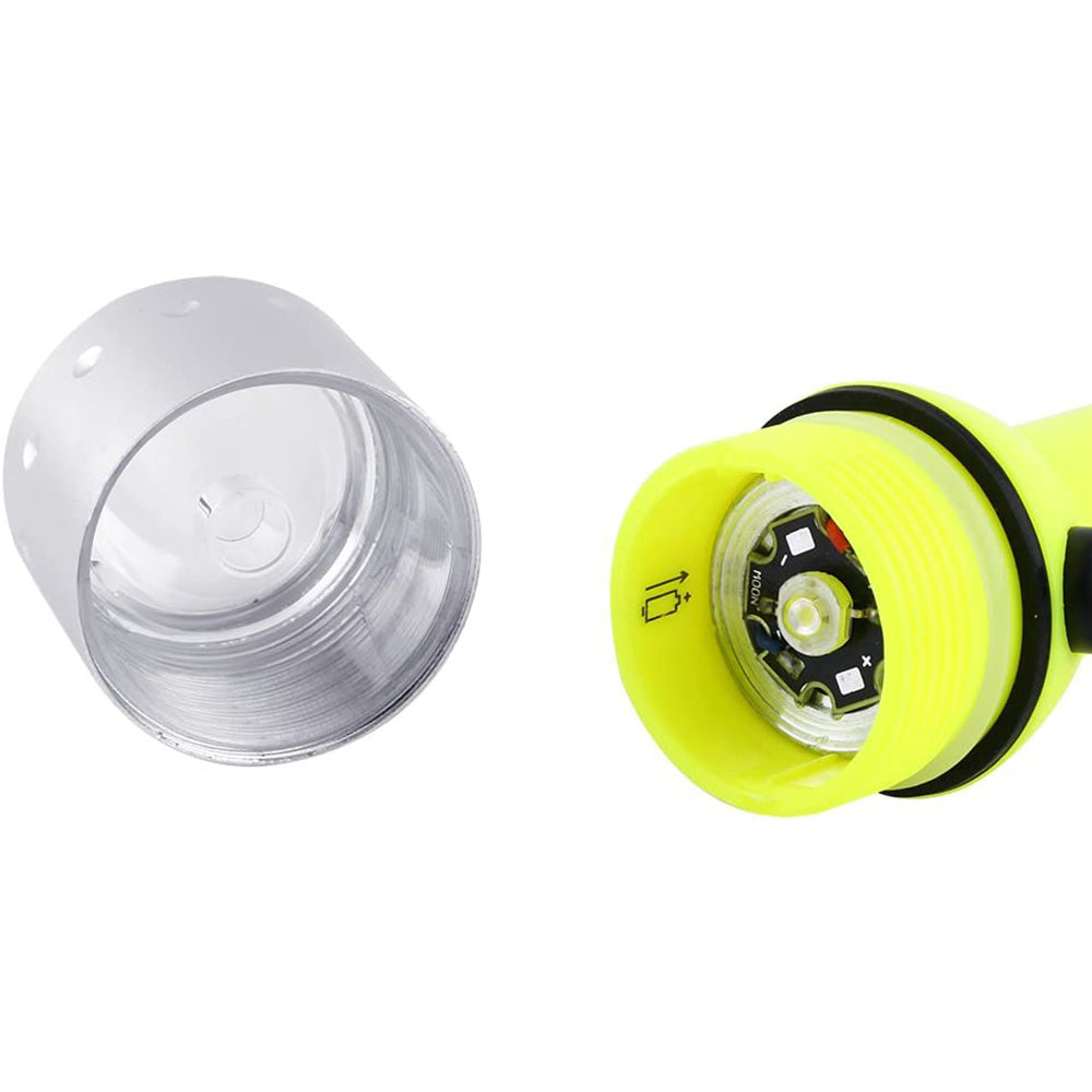 2x Waterproof Bright LED Scuba Diving Underwater Flashlight Torch Light Suitable