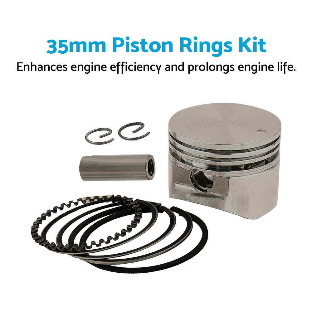 35mm Piston Rings Kit Suitable For Honda GX25 GX25N Engine Brush Cutter Trimmers.