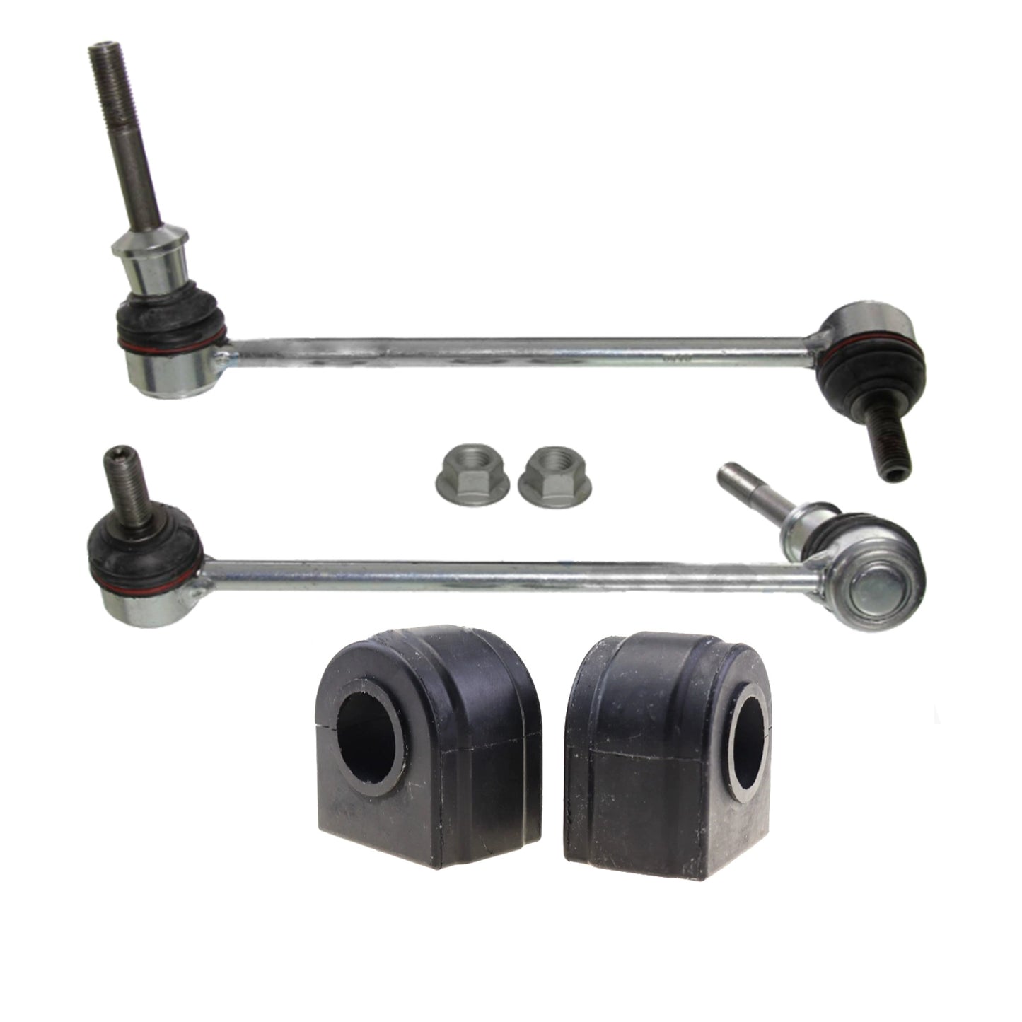 4Pcs Front Stabilizer Sway Bar Link & Bushing Suitable for BMW X5 E70
