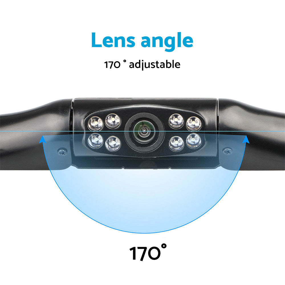 170 Angle Car Rear View Reversing HD Camera Back Up Parking Number Plate Night Vision.