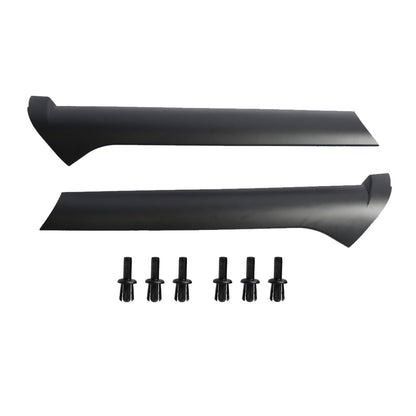 Pair Windscreen Pillar Moldings with Rivets Suitable for Land Rover Discovery 2