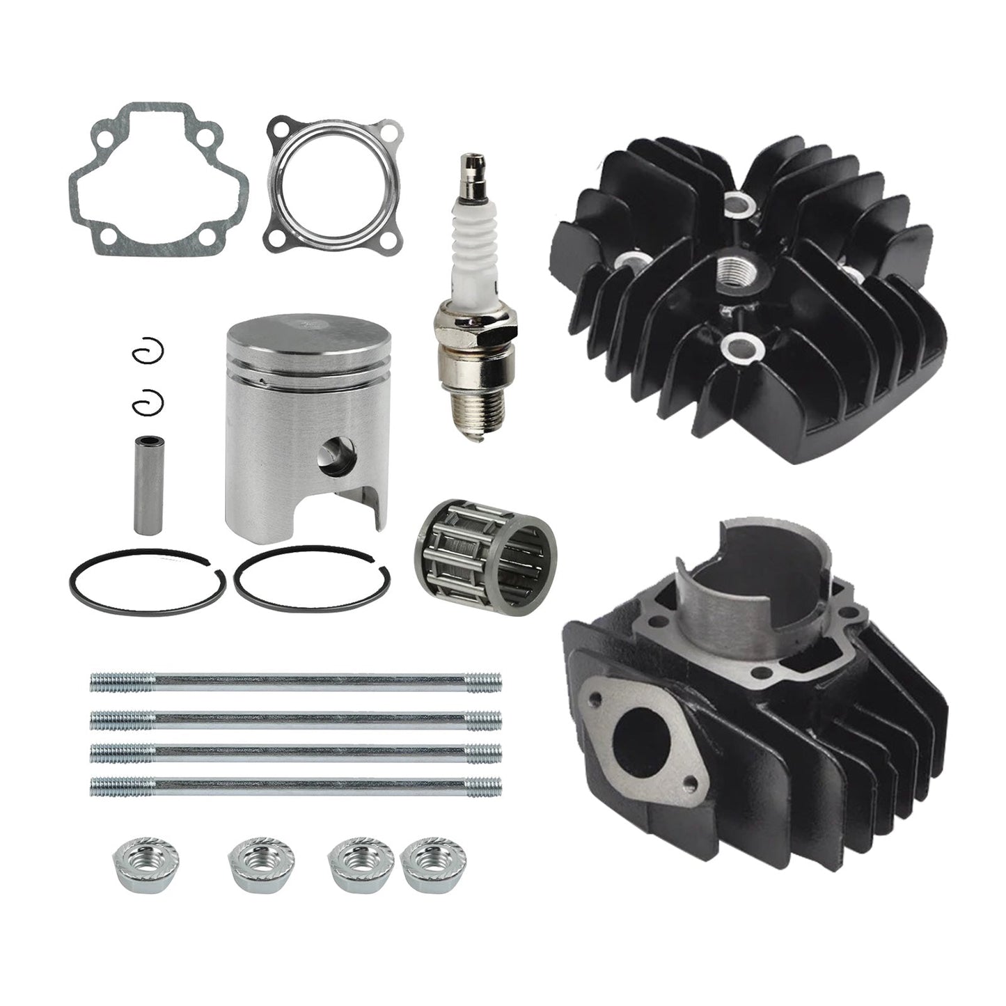Big Bore Cylinder Piston & Gasket Kit Suitable For Yamaha PW50, QT50 60cc 1981-2009.