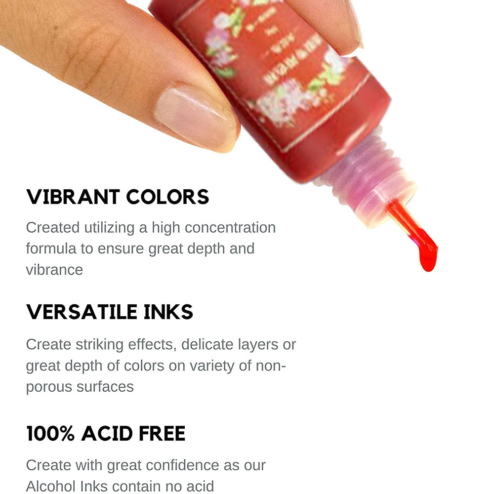 12 Colours Glitter Pigment Ink Epoxy Resin Colour Pigment Resin Floors Metallic.