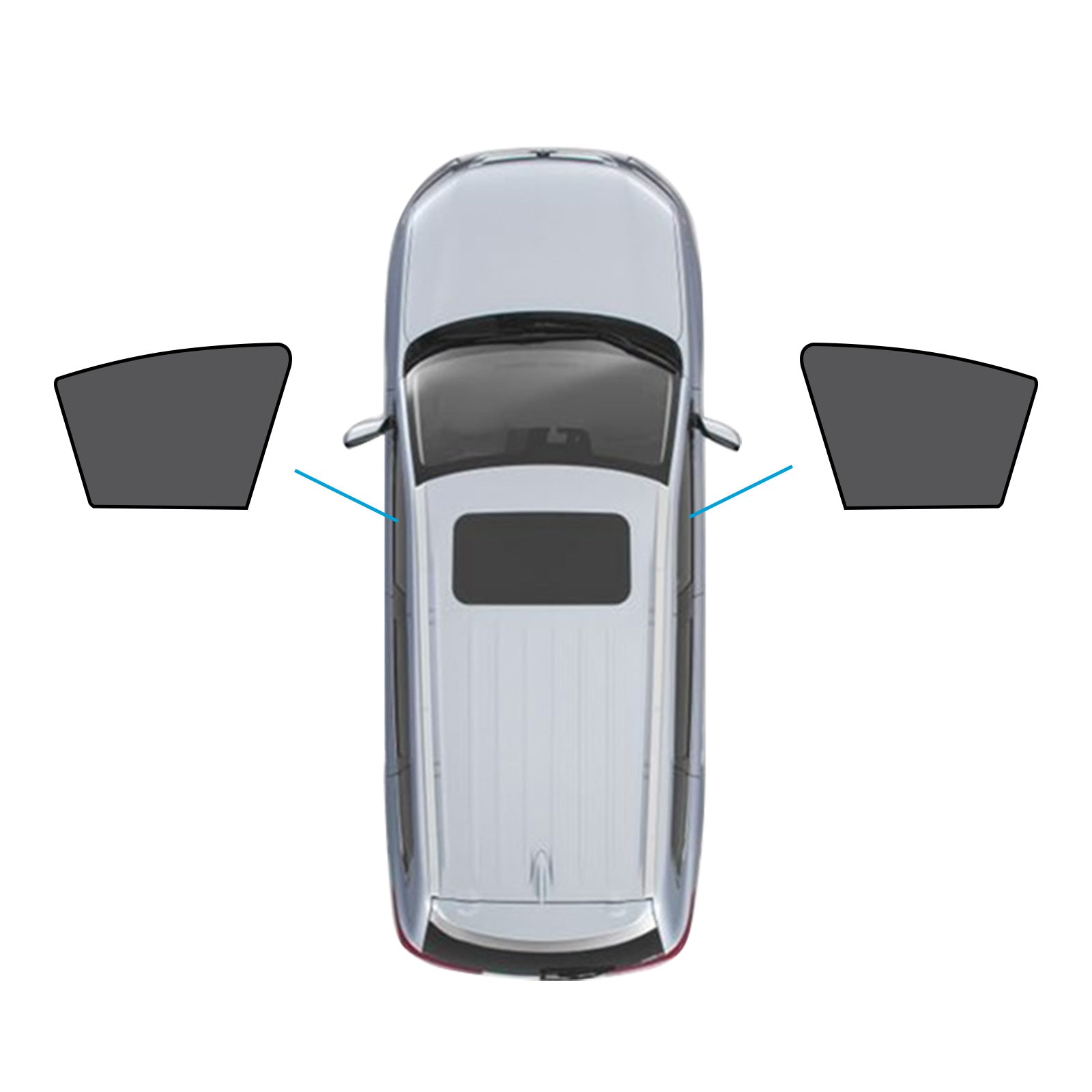 Car Window Magnetic Mesh Sun Blind Shades Suitable For Lexus NX Series 2022-2024.
