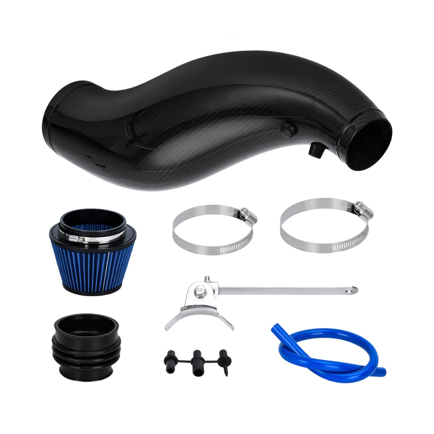 Air Intake Pipe With Air Filter Black Plastic Suitable for Honda Civic EG EK