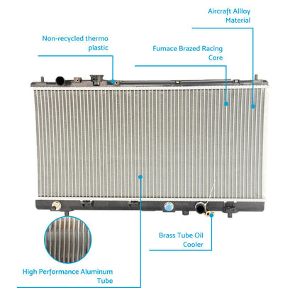 Radiator Suitable For Mazda 323 BJ Protege Astina and Ford Laser KN KQ 1999-2002 Auto and Manual.