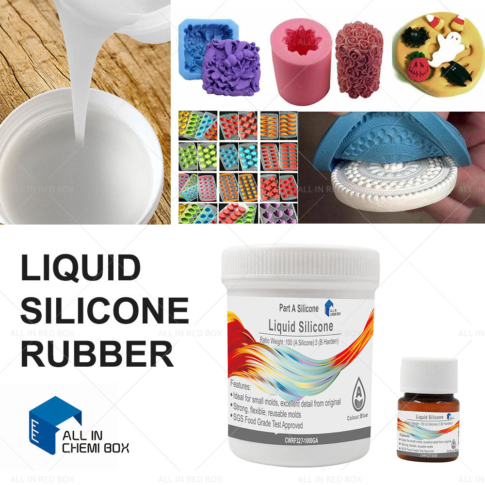 SH25 Liquid Silicone Rubber Mould Making Kit 100 3 Mix - 1Kg 2Kg 5Kg 10Kg Blue.