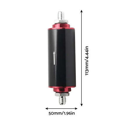 Universal Car 100 Micron AN6 AN8 AN10 Aluminum High Flow Fuel Inline Petrol Filter Suitable For Most Fuel Systems