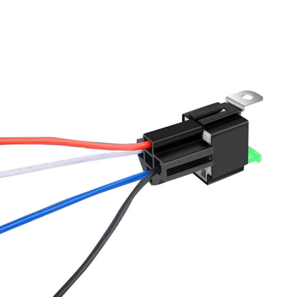 6x 12V 4-Pin Automotive Relays 30A Normally Open with Built-In 30A Fuse Suitable For Universal Vehicles