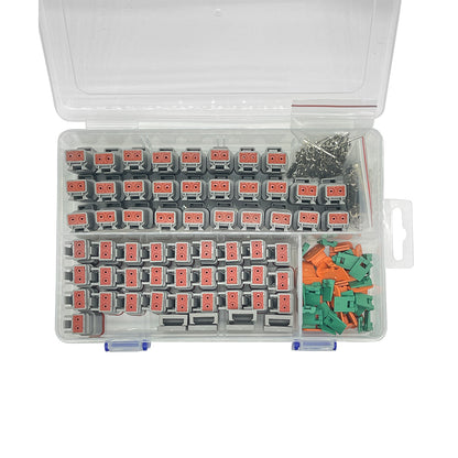 233pcs DT 2-Way Connector Kit Waterproof Plug Suitable for Auto Marine Electrica