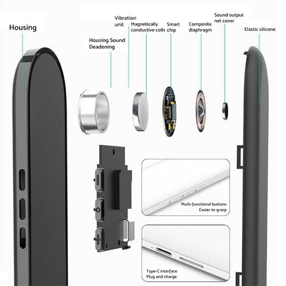 Under Pillow Bluetooth Speaker Bone Conduction Sound Box Suitable For Stereo Audio.