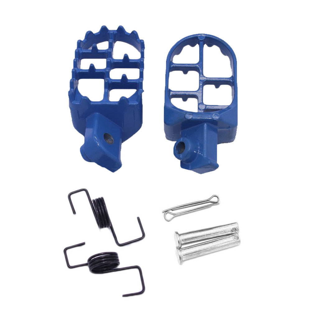 Blue FOOT PEG FOOTREST ASSEMBLY FOOTPEG Suitable For YAMAHA PW50 PY50 PEEWEE.