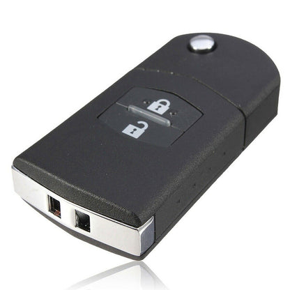 2Pcs x2 Button Remote Flip Key Car Shell Case Cover For Mazda 3 5 6 RX7 RX8 BT50.