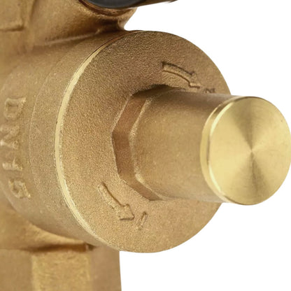Brass Adjustable Water Pressure Reducing Valve with Gauge DN15 / DN20 / DN25