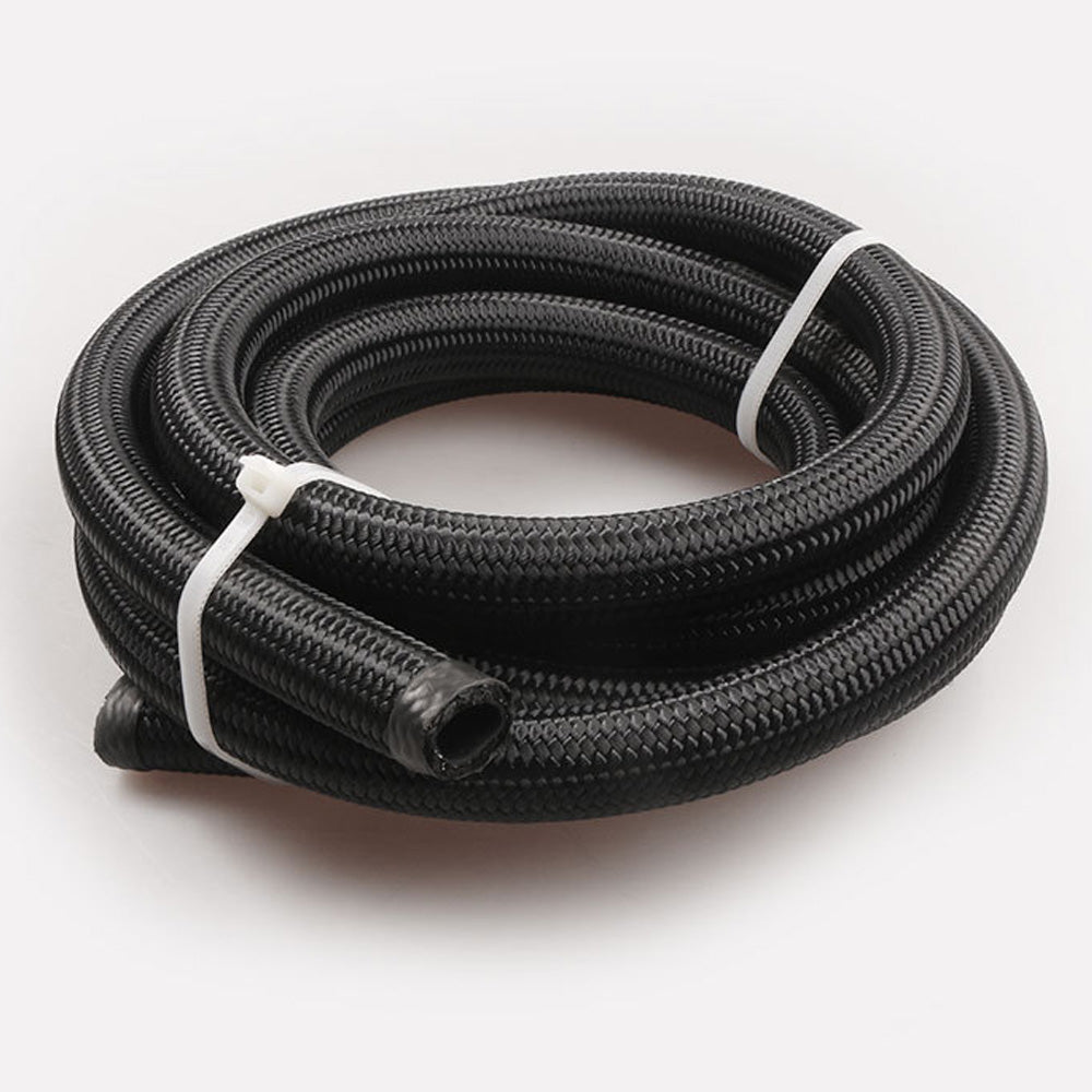 Aluminium Baffled Engine Oil Catch Can 0. 75L 2 Port AN10  3M Hose Fitting Kit.