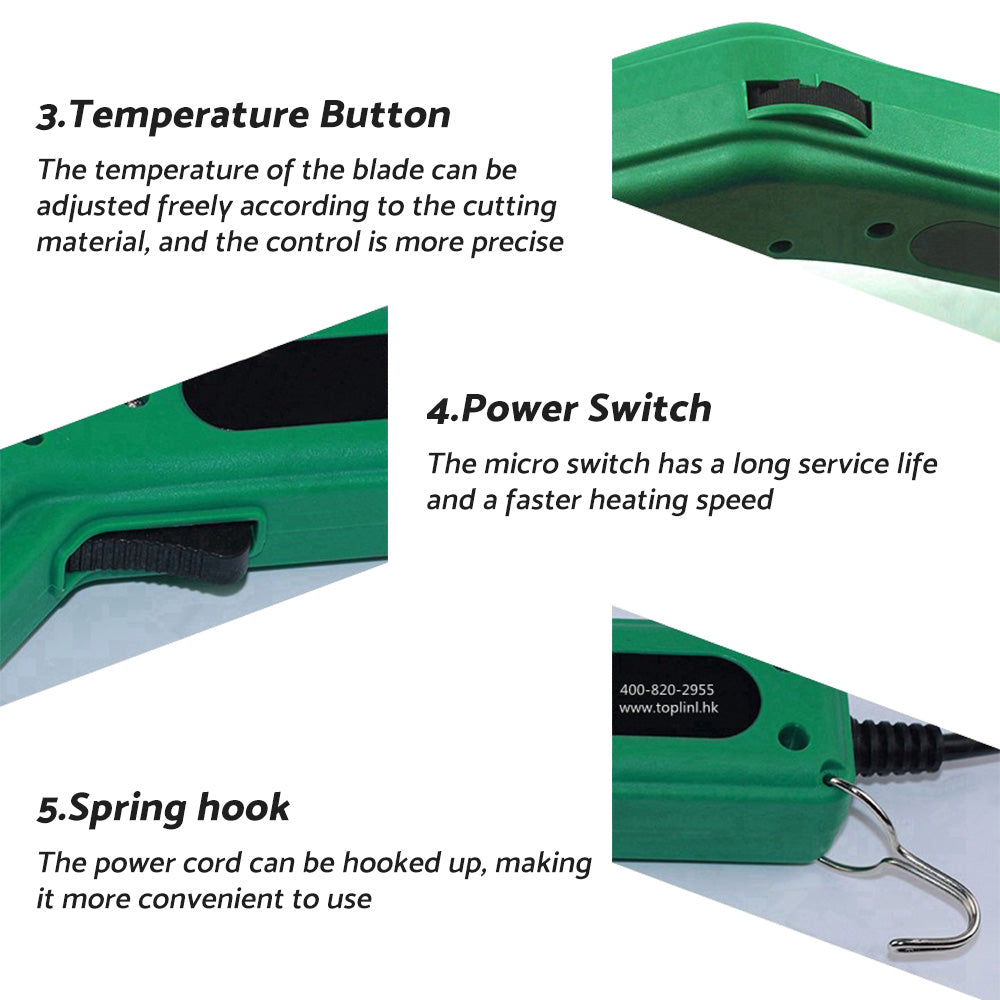 100W HOT KNIFE ROPE CUTTER FOR CUTTING ROPE AND WEBBING MARINE INDUSTRIAL.