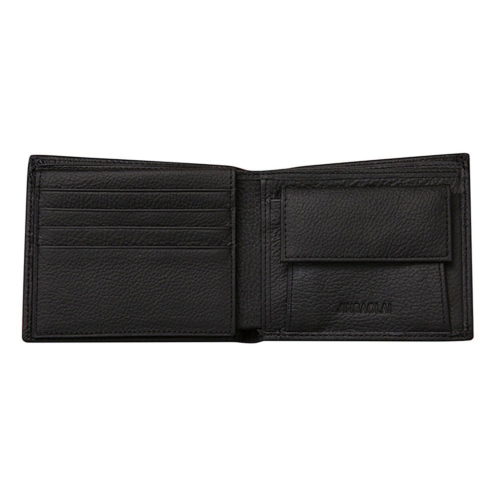 Men’s Leather Wallet Cowhide Coin Purse With Multiple Card Slots Suitable For Everyday Use.
