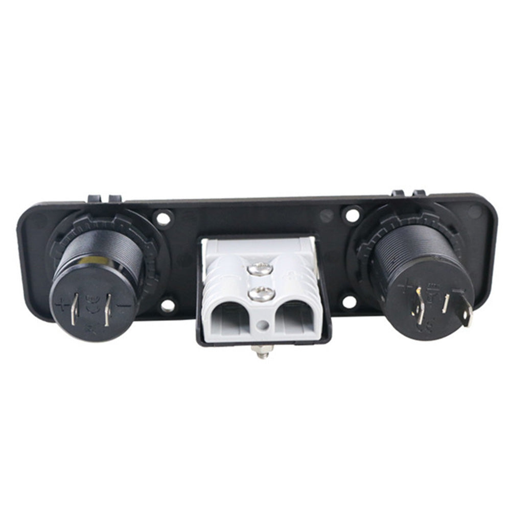 50 Amp Anderson Plug USB 3. 0 Cigarette Socket Flush Mount Recessed Plate REDARC.