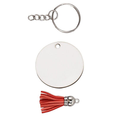 Bulk Keychain Ornament Set 150PCS Sublimation Blank Keychains Suitable for Craft