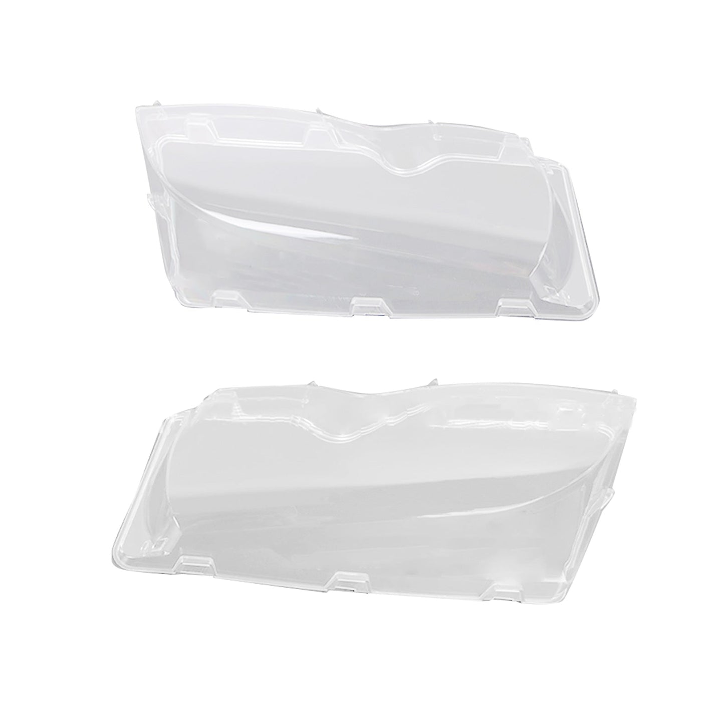 Car Front Headlight Headlamp Lens Cover Suitable for BMW 3-Series E46 4 Door.
