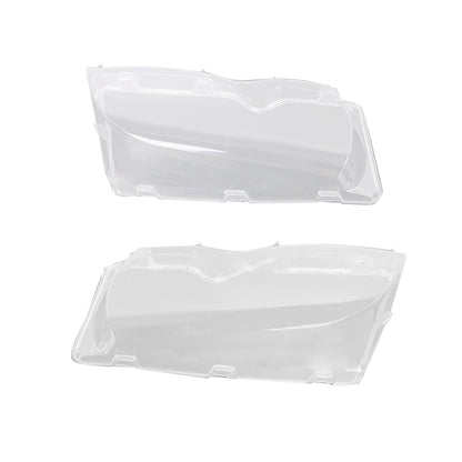 Car Front Headlight Headlamp Lens Cover Suitable for BMW 3-Series E46 4 Door.