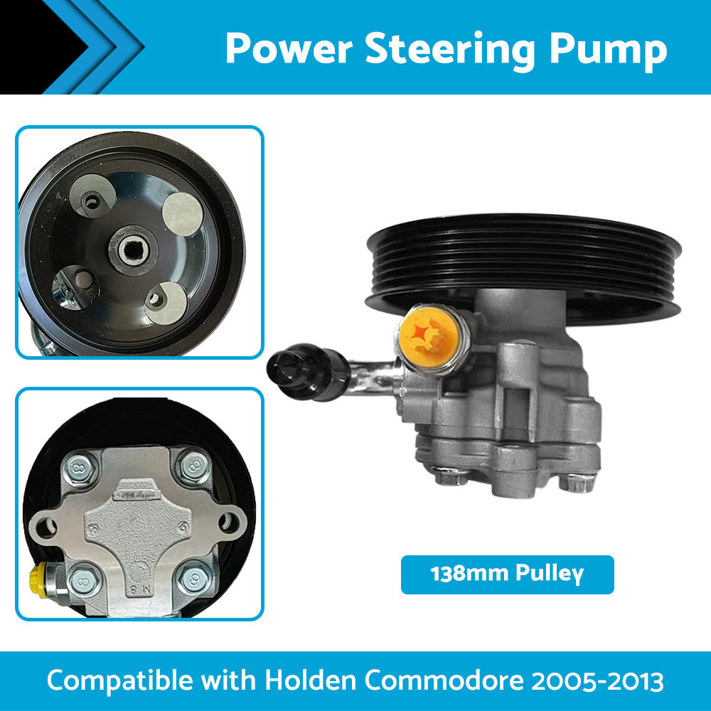 Power Steering Pump  and  Pulley For Holden Commodore 6. 0L V8 VE VZ L98  2005-2013.