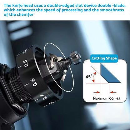 Air Chamfering Tool Suitable For Mini Pneumatic Beveling and Deburring Applications