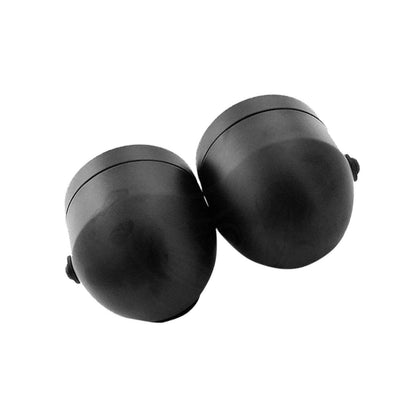 Black Twin Universal Headlight Dual Lamp Suitable For Motorcycle Street Fighter.