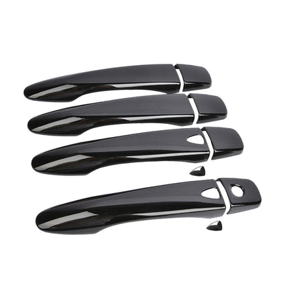 4x Black Door Handle Covers Suitable For Nissan Navara NP300 D23 2015-Onwards