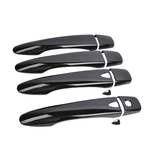 4x Black Door Handle Covers Suitable For Nissan Navara NP300 D23 2015-Onwards