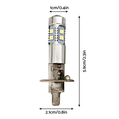 2x H1 LED Headlight Bulbs CREE XBD Suitable For Car, UTE & 4WD Fog Driving Lights