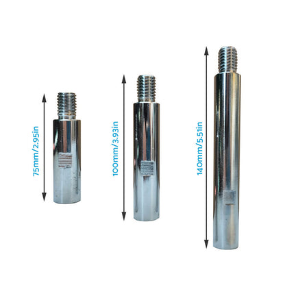 3X Angle Grinder Adapter Rod Extension Rod M14 Adapter Rod Polishing Accessories.