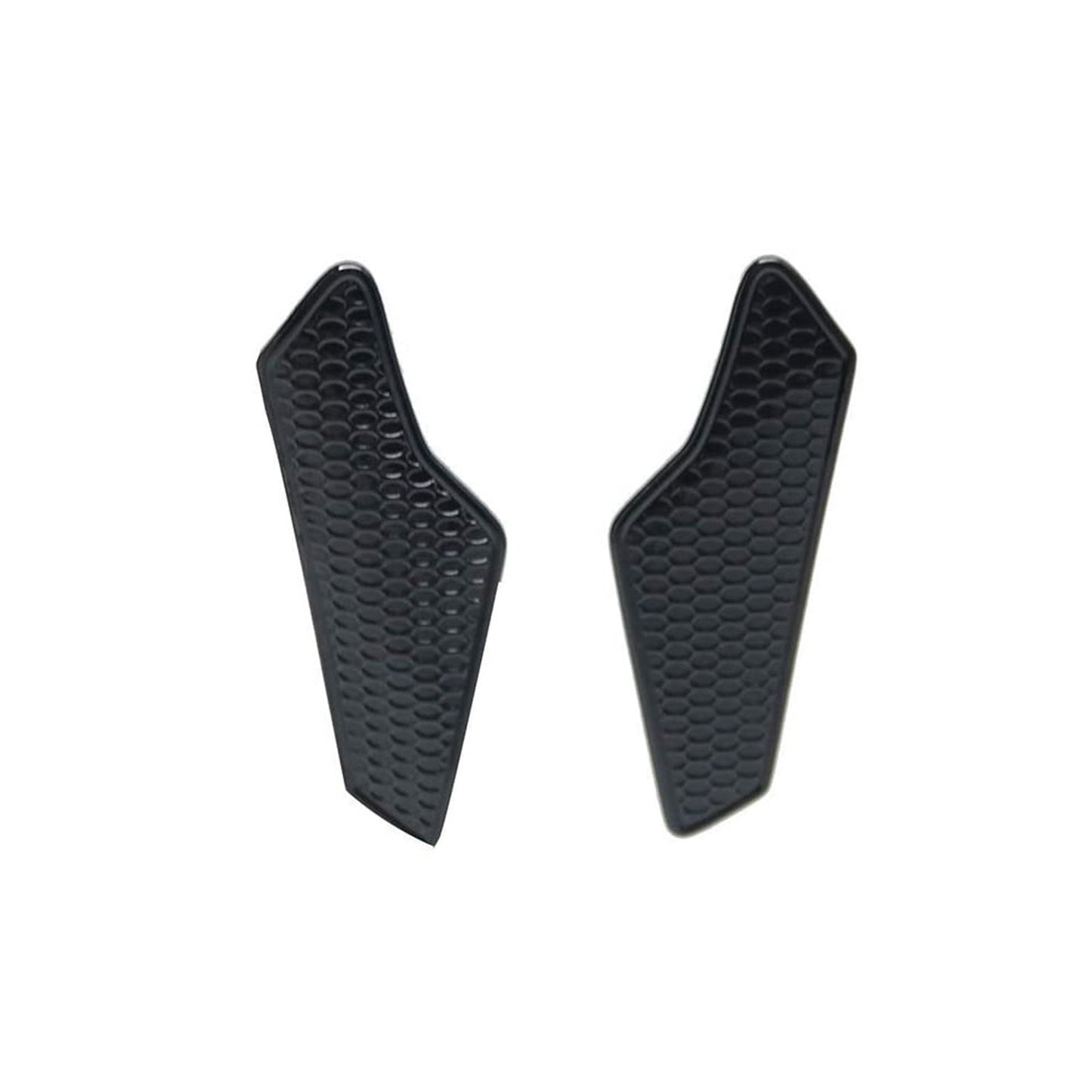 Wide Pure Black Motorcycle Gas Tank Pad Protector Decal Suitable For Motorbike