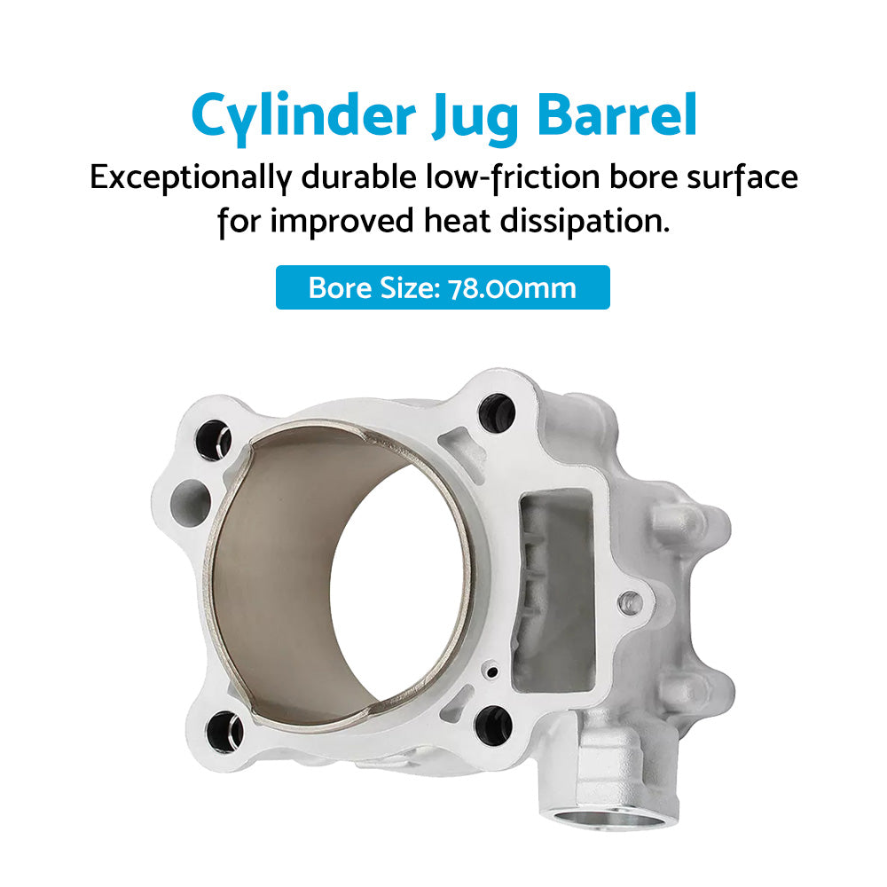 78mm Cylinder Jug Barrel Suitable For Honda 04-09 CRF 250 R 04-17 CRF 250 X.