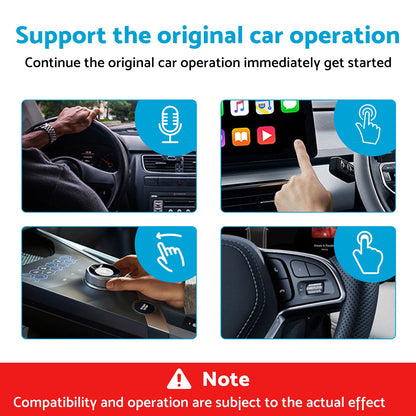 Bluetooth USB Wireless Receiver Black Suitable for Apple CarPlay Adapter.