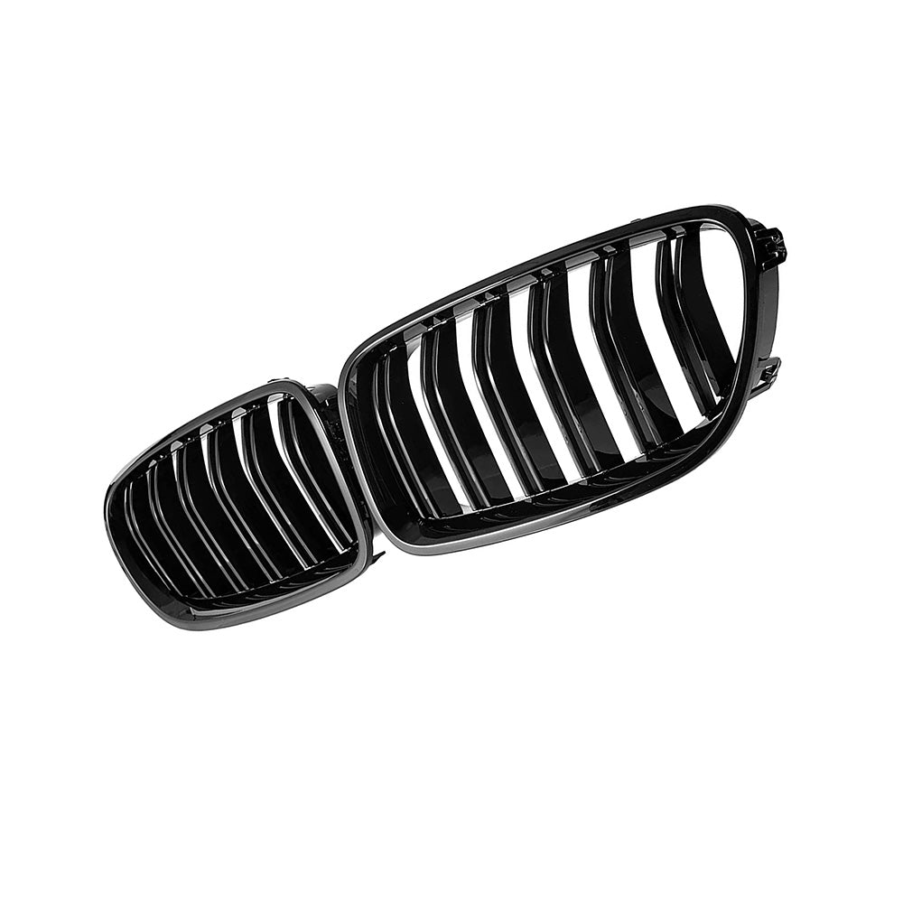 Bumper Bar Grille Gloss Black Suitable For BMW 5 Series F10 F11 Front Bumper Replacement Assembly.