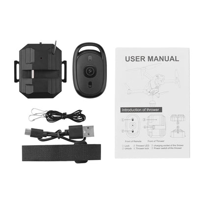 Drone Dropping Delivery Thrower Air Dropper Device Suitable for DJI Mini 3 Pro.