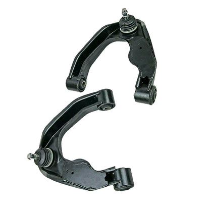 Front Upper & Lower Control Arms 2x Suitable For Nissan Navara D22 4WD 1997-2015