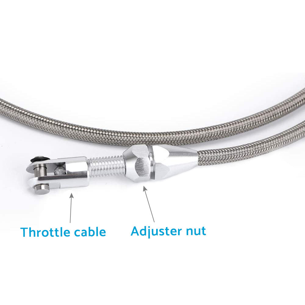 36 inch  Braided Throttle Cable Kit Suitable For 97-07 Chevrolet LS1 4. 8 5. 3 5. 7 6. 0.