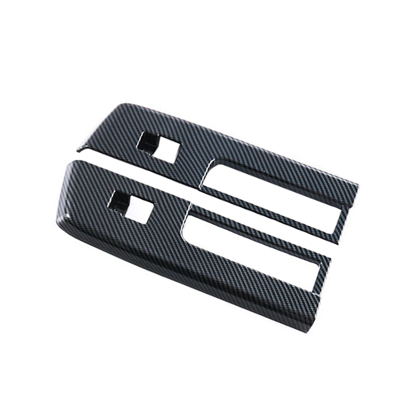 4x Window Lift Panel Cover Trim Suitable for Mitsubishi L200 Triton Carbon