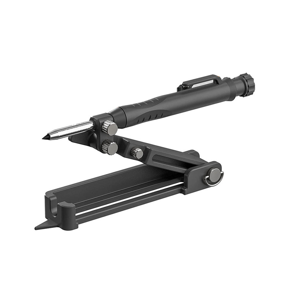 Multi-Function Scribing Tool Suitable For Construction and Precise Woodworking with 6x Pencils