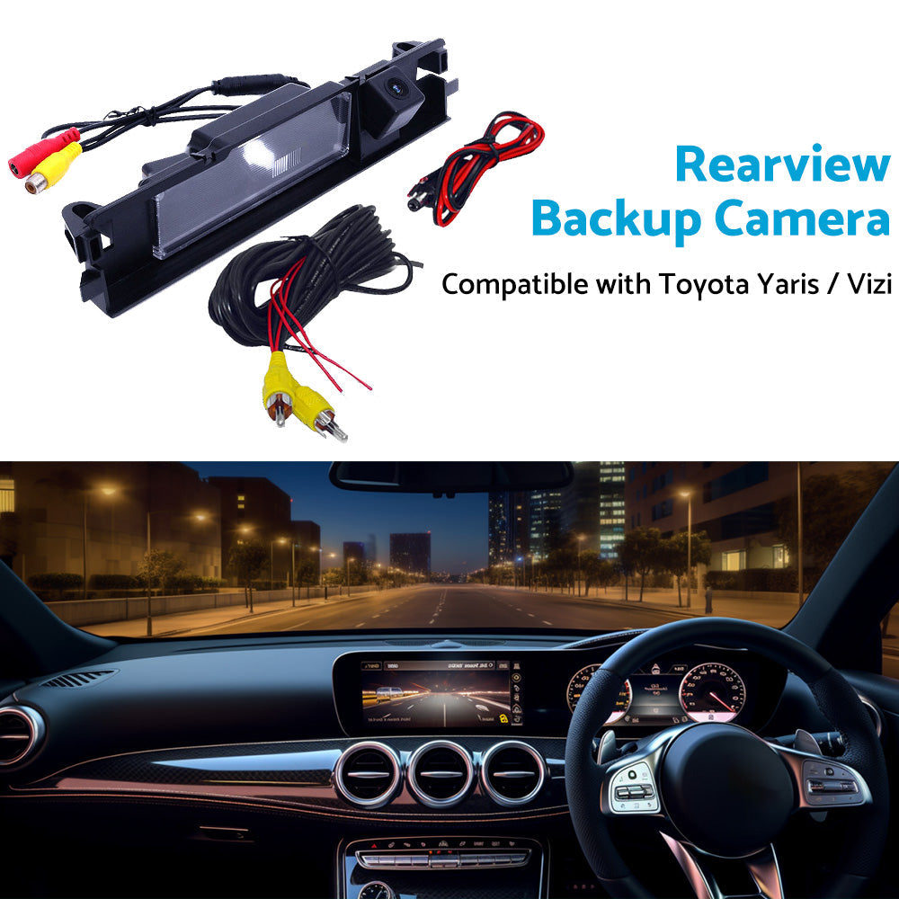 Car Reverse Rear View Backup Camera Suitable for Toyota Yaris Vizi 2006-2012.