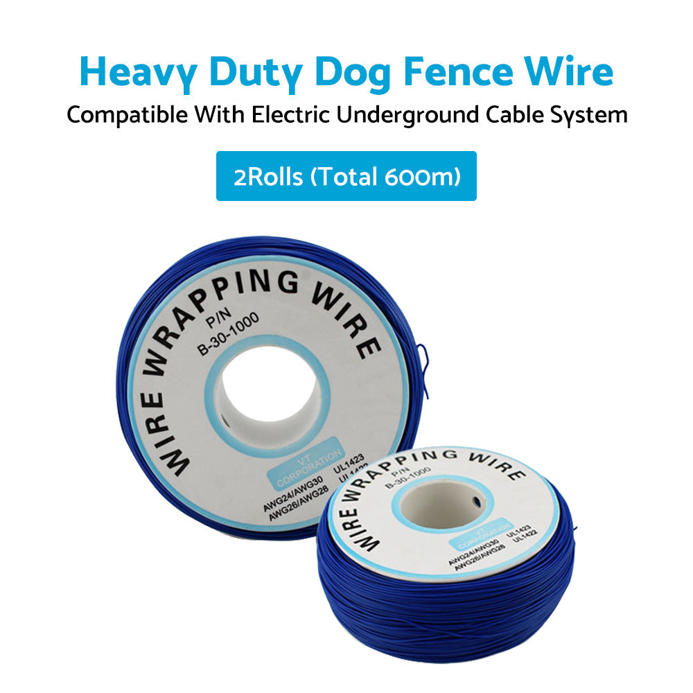 600m Dog Fence Wire Heavy Duty Copper Electric Underground Cable System.