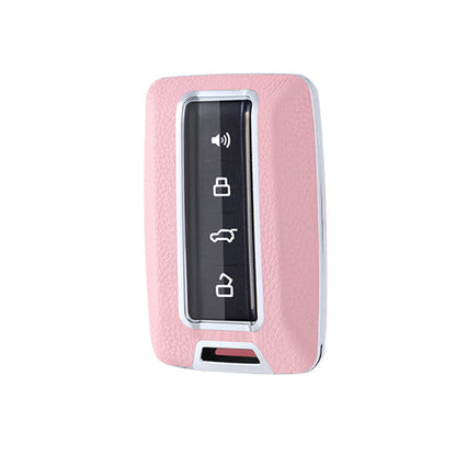 PC+Leather Car Remote Key Fob Cover Suitable for Great Wall GWM Wey Tank 300