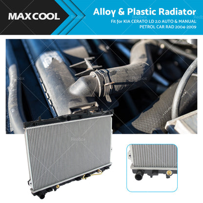 Radiator Suitable For Kia Cerato LD 2.0 4-Cyl G4GC 2004-2009 ¡§C Auto & Manual Petrol.
